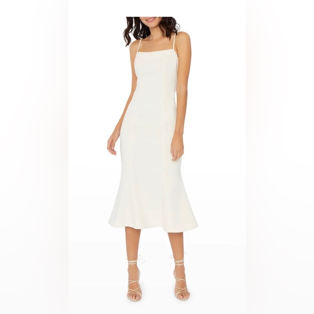 Likely stretch midi mermaid dress